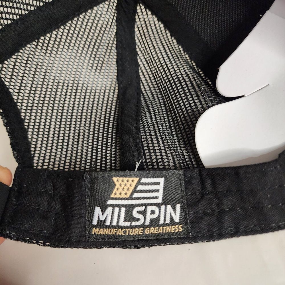 Milspin Snap Back Hook And Loop Hat American Flag… - image 6